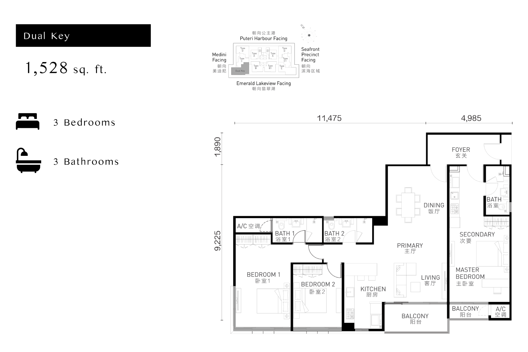 Type Dual Key